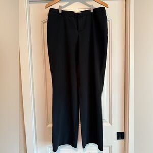 Coldwater Creek Natural Fit Black Trousers